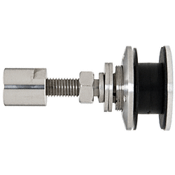 CRL Brushed Stainless Heavy-Duty Exterior Swivel Fastener