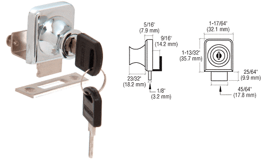 CRL Chrome Lock for 3/8