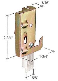 CRL Nylon Wardrobe Door Bottom Guide