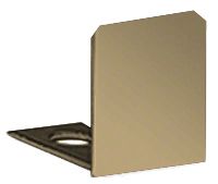 CRL Brushed Bronze End Cap for 3/8