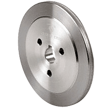 CRL Pencil Edge Diamond Wheel 175/5/25 mm for Schiatti Double Edger with Keyway Fine 4 mm Glass