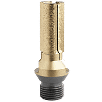 CRL Goldfinger Diamond Router Bit 20 mm Diameter 40 mm High 3 Wide Segments