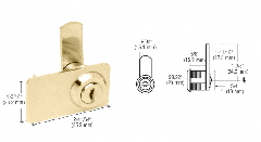 CRL Brass Keyed Alike Double Door Cam Lock