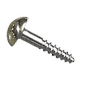 CRL Chrome Plated Dome Heads No 8 Gauge 1" Steel Screws