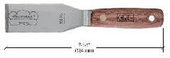 CRL Russell® 1-1/4" Putty Chisel