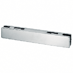 CRL Brushed Stainless Steel Double Lock Keeper for Patch Lock