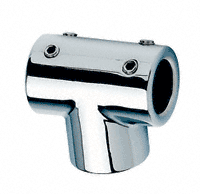 CRL T-Connector for Support Bars, Ø 19 mm, chrome