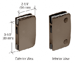 CRL Oil Rubbed Bronze Sliding Glass Door Keeper for 703C0RB