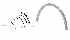 CRL Satin Anodized Optional Spacer Kit for 723A Half-Round Ticket Window