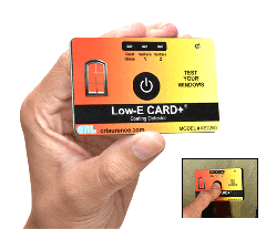 CRL AE2250 Low-E CARD+® - Replaceable Battery