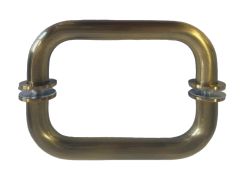 CRL Antique Brass 6" BM Series Tubular Back-To-Back Pull Handle