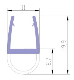 CRL Black Bulb Seal for 8 mm Glass