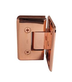 CRL POLISHED COPPER COLOGNE 044 SERIES WALL MOUNT OFFSET BACK PLATE HINGE