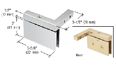 CRL Chrome Cardiff Series Right Hand Mount Hinge