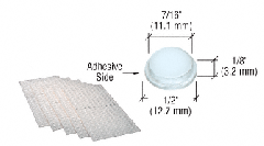 CRL Economical Carton of Clear Protective Bumpads - Carton of 5,000