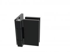 CRL COMO Matte Black 90° Glass-to-Wall Hinge