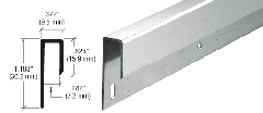 CRL 1/4" Deep Nose Aluminum "J" Channel