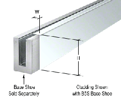 CRL Straight Cladding for B5S Series Standard Square Base Shoe