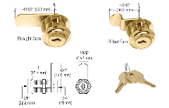 CRL Cam Lock, 2 Keys