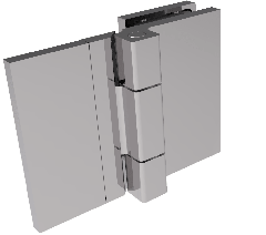 CRL COMO 180° Glass-to-Wall Hinge