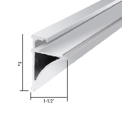 CRL 96" Shelf Extrusions for 1/4" Glass