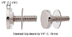 CRL 3/4" Diameter Standoff Caps