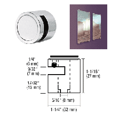 CRL Edge Grips for 1/4" Thick Panels