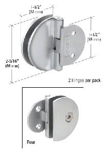 CRL Half Round Style Hinges