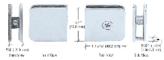 CRL Oversized Fixed Panel U-Clamps