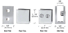 CRL Double Set Screw Clamps