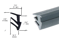 CRL 3/8" Vinyl for Wet Glaze U-Channels