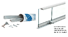 CRL Continental Style Pre-Cut Packaged Track Assemblies