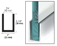 CRL WU1 Series 1-1/2" Deep U-Channels