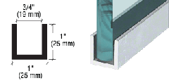 CRL WU3 Series 1" Deep U-Channels