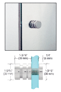 CRL Single-Sided Contemporary Knobs