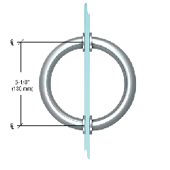 CRL SD Series Back-to-Back Circular Style Pull Handle