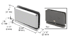 CRL Prima Series 5 Degree Pre-Set #2 Pin Top or Bottom Mount Hinge