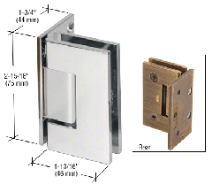 CRL Junior Geneva Series Wall Mount Offset Hinges