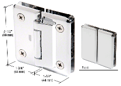 CRL Petite 182 Glass-to-Glass Inswing Hinge