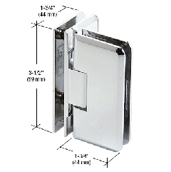 CRL Petite Series Glass-to-Glass Mount Hinges