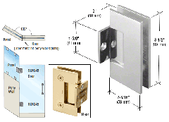 CRL Geneva 135 Degree Pony Wall Mount Hinge