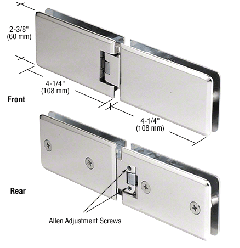 CRL Grande 180 Degree 380 Series Adjustable Hinges