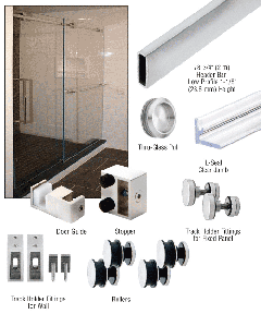 CRL SER78 Deluxe 180 Degree Serenity Series Sliding System