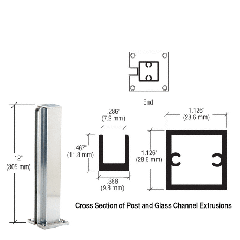 CRL 12" End Posts