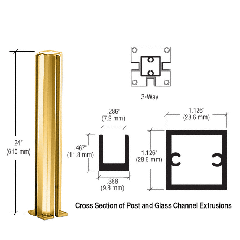 CRL 24" 3-Way Posts