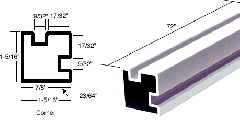 CRL 72" Corner Post Extrusions