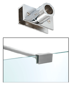 CRL Adjustable Slimline Glass Mount Fittings