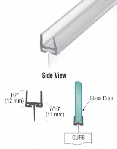 CRL Polycarbonate Bottom Rail with Wipe