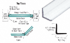 CRL Multi-Purpose Clear Strike Angle Jambs