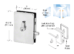 CRL EUR Series Center Housed Patch Locks